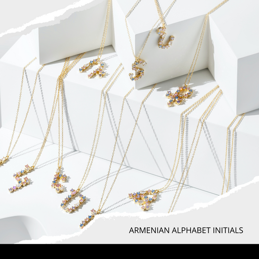 Embrace Your Identity: The Allure of Armenian Alphabet Initial Jewelry