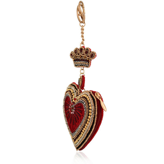 High Court Coin Purse with Red Heart