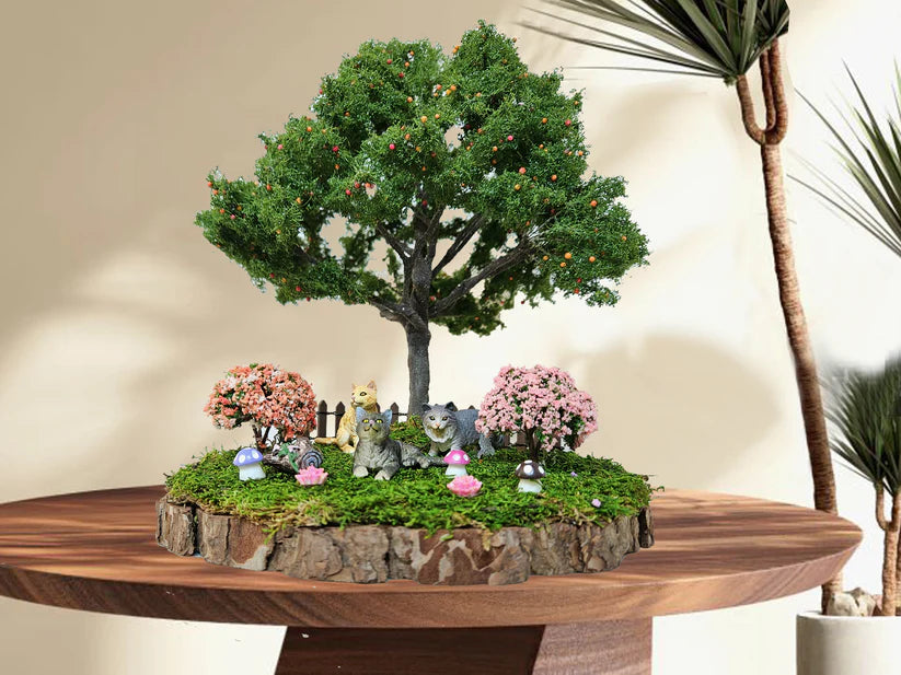 Indoor Bonsai Garden - Cat