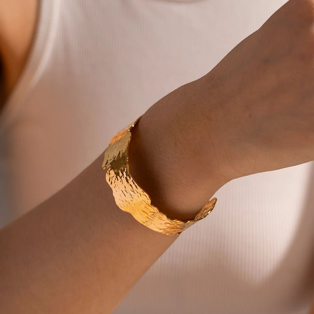 Gold Sheet Bracelet