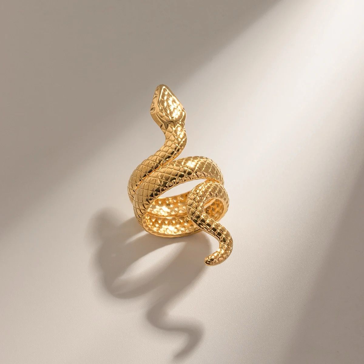 Gold Snake Ring