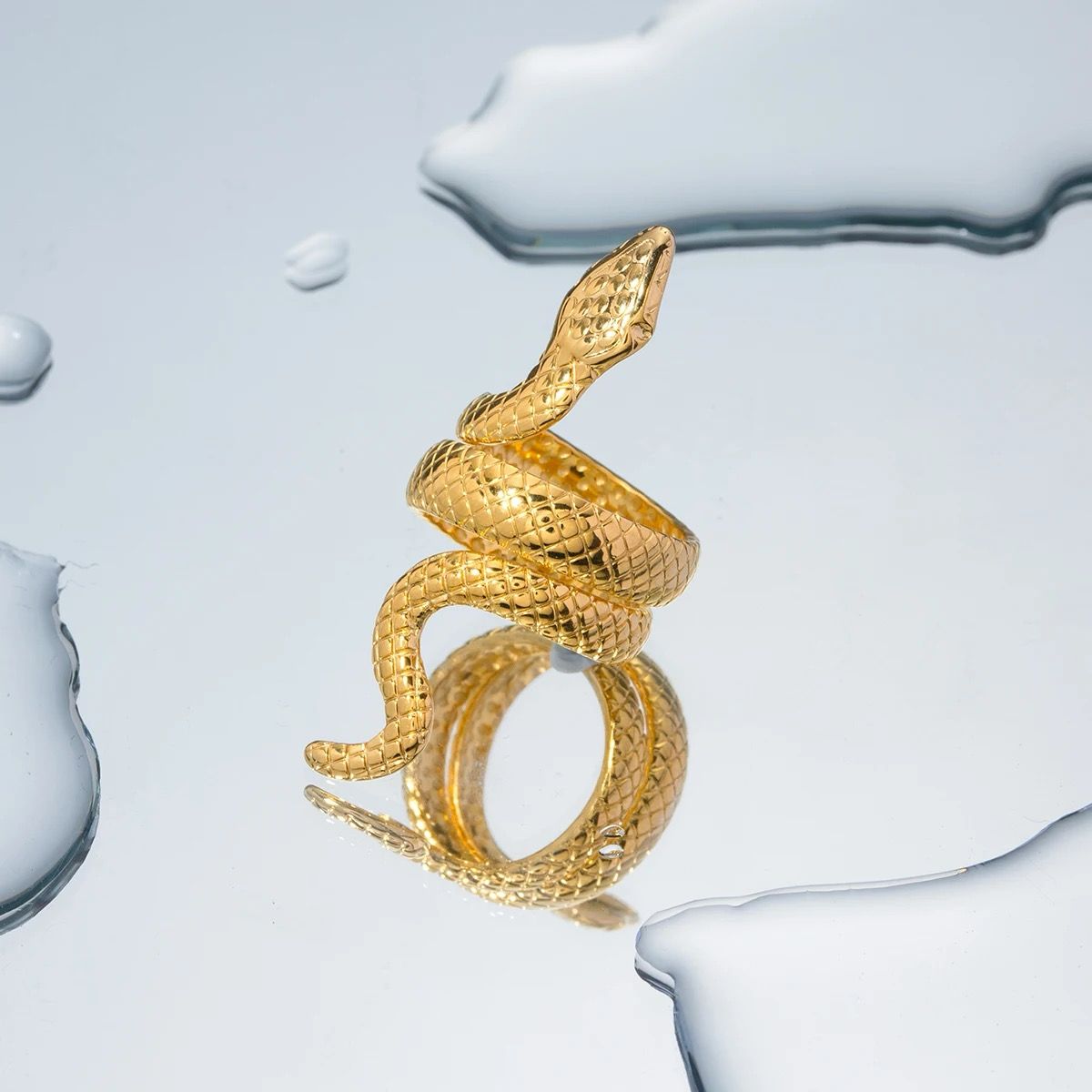 Gold Snake Ring
