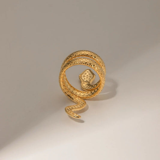 Gold Snake Ring