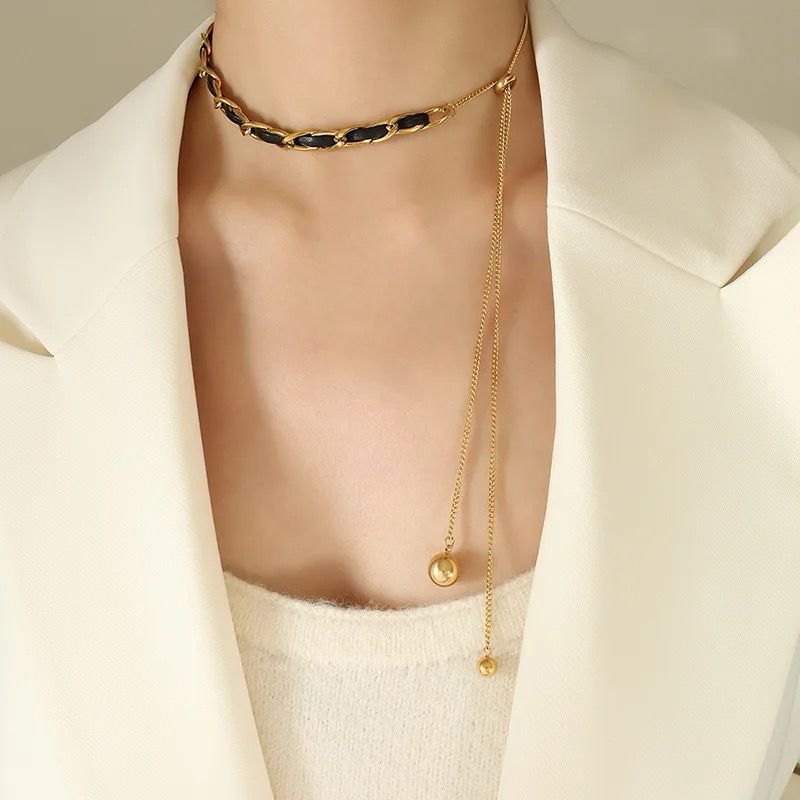 Chanel-Inspired Titanium Necklace