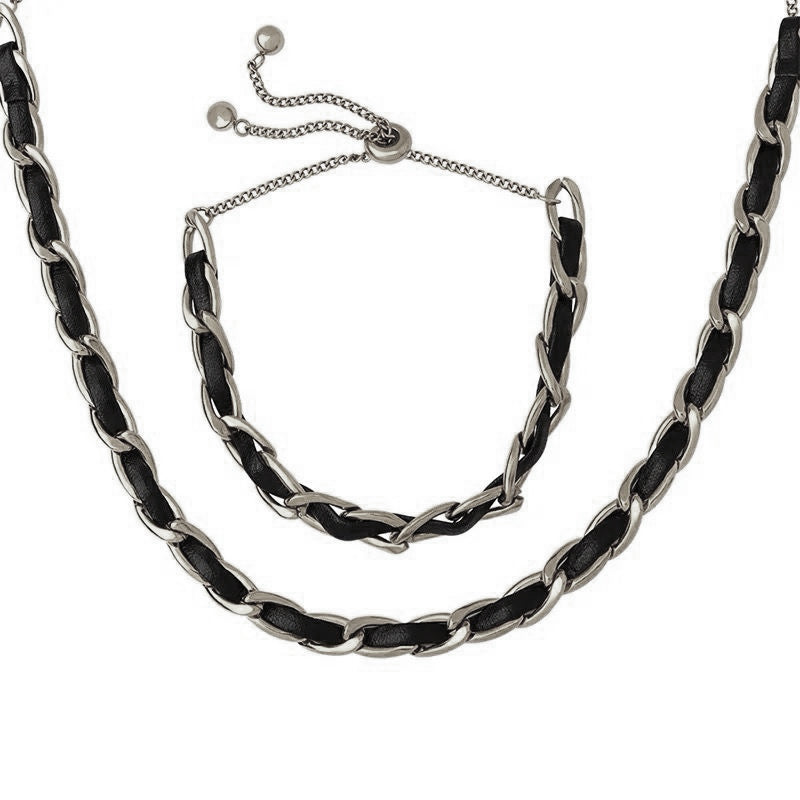 Chanel-Inspired Titanium Necklace