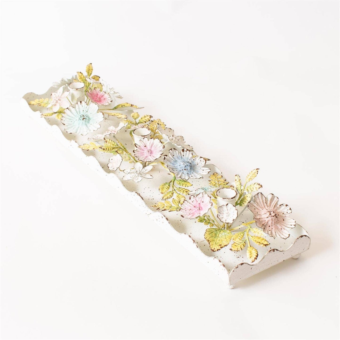 Dainty Hydrangea Taper Candle Holder