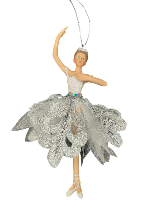 White Ballerina Ornament