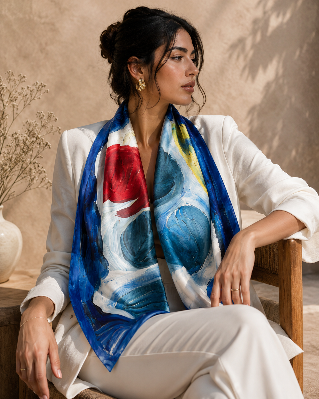 Crimson Tide Art Scarf
