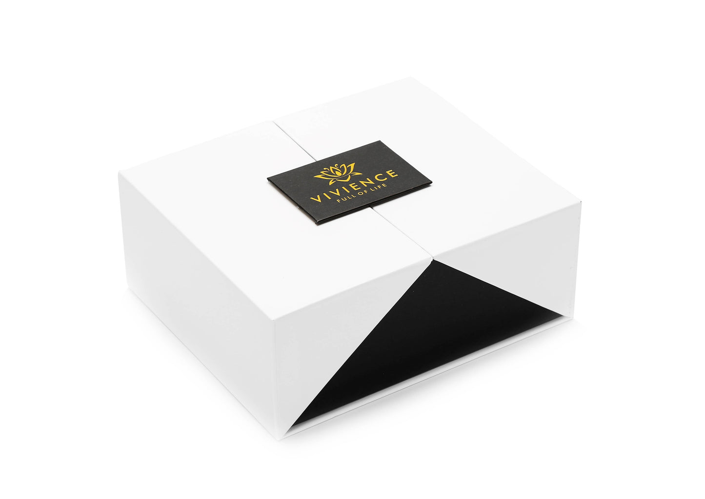 Gold Diffuser with Dimensional White Flower, "Iris &Rose"