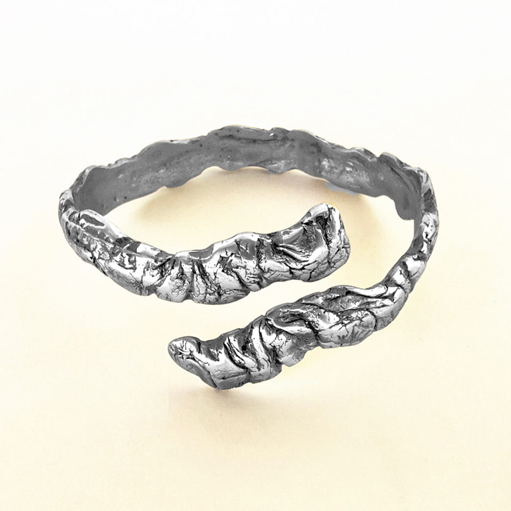 Stainless Steel Textured Bracelet