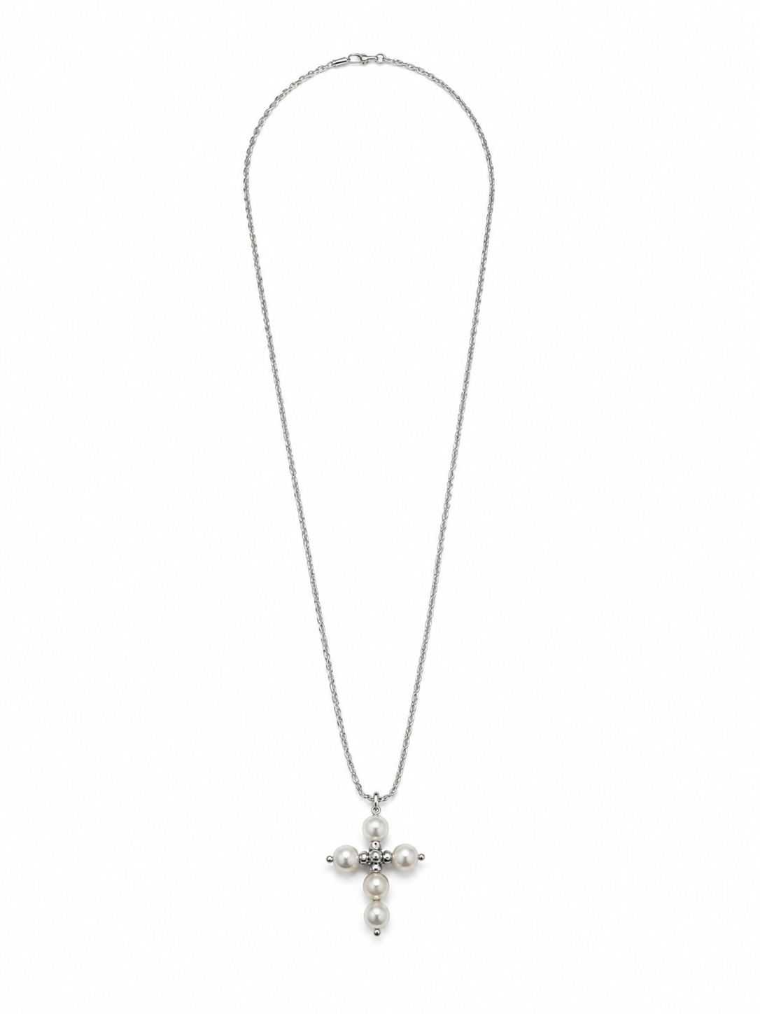 Pearl Cross Necklace