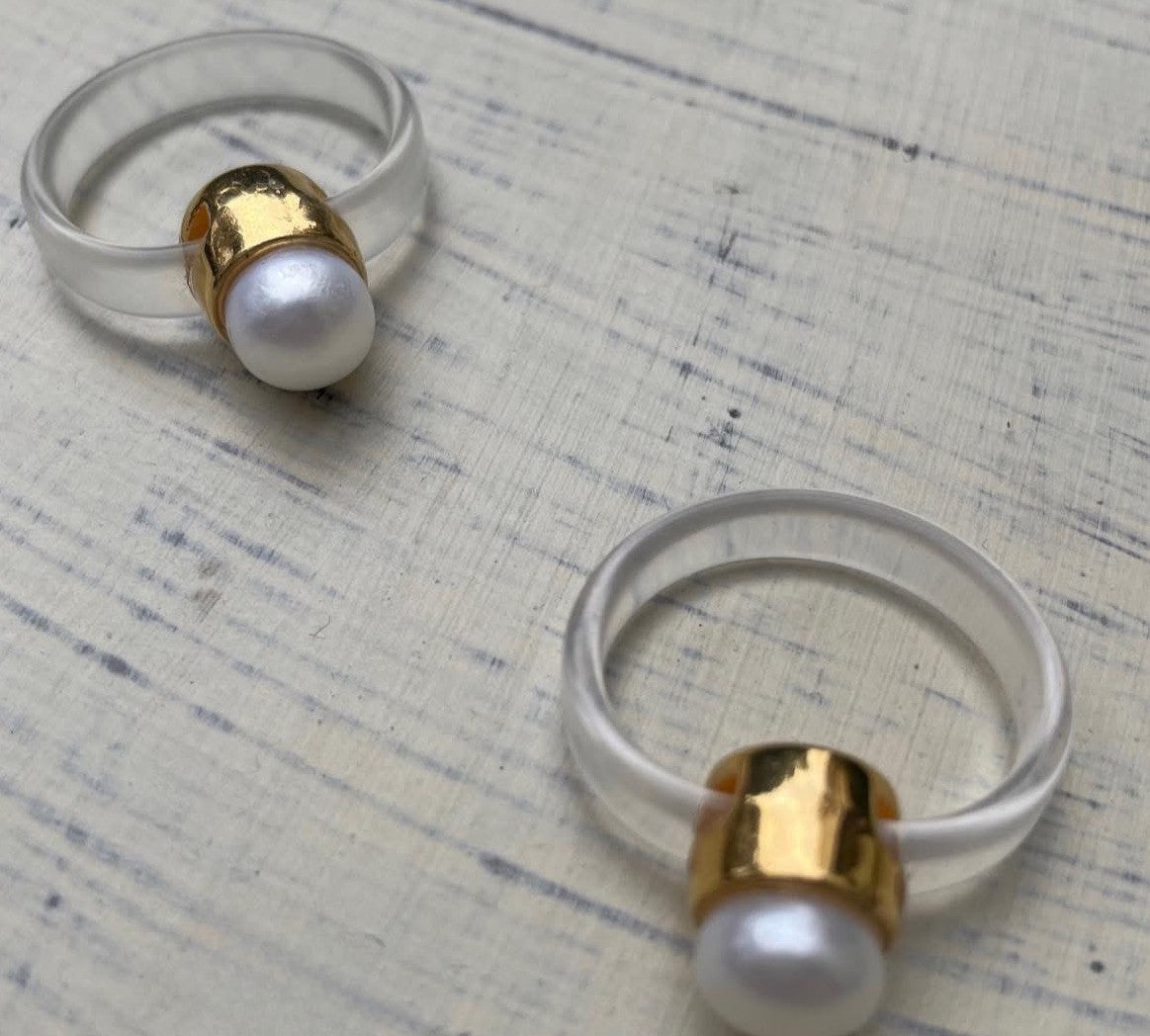 Pearl Gold Ring