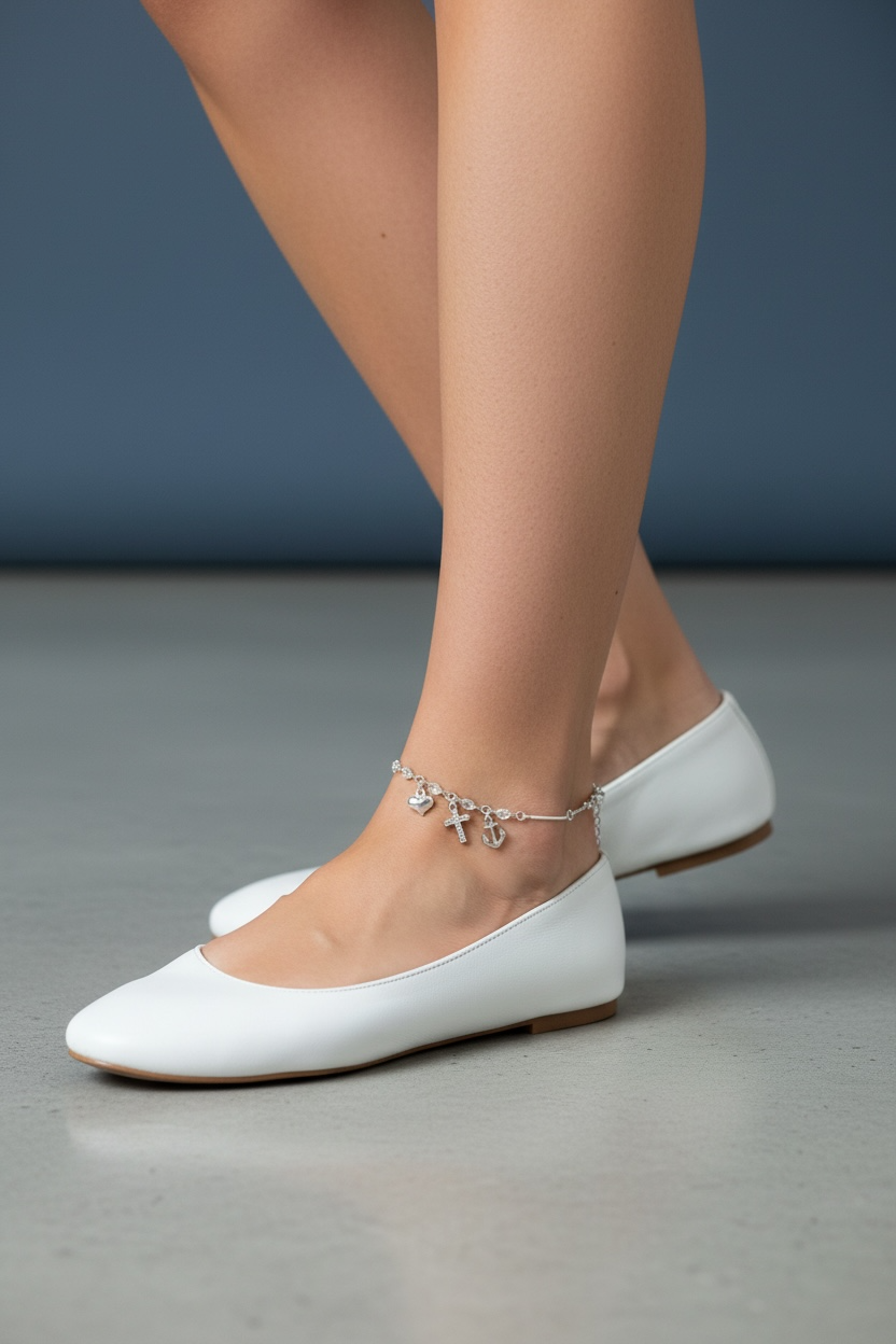 Trinity- Heart, Cross, Anchor Anklet