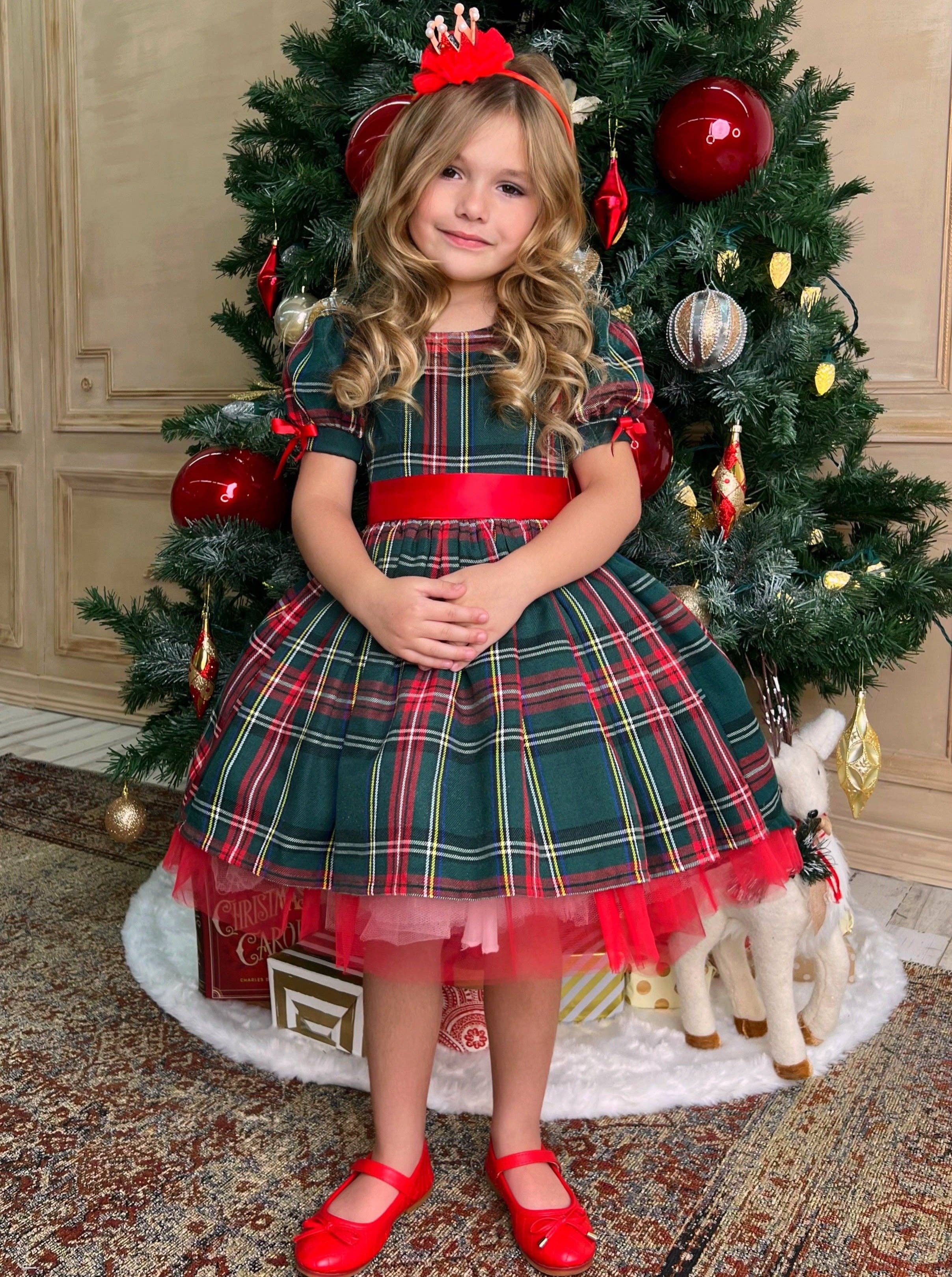 Holly Jolly Hi-Lo Plaid Holiday Dress – Lusanet Collective