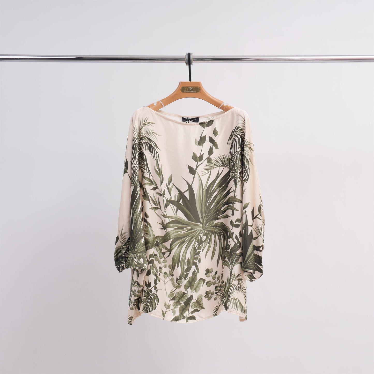 Camel Boat Neck Tunic