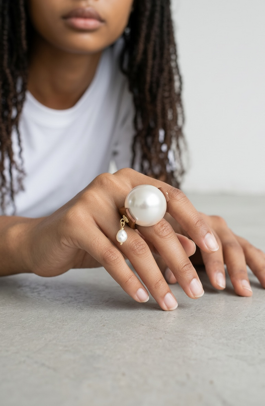Big round faux ring