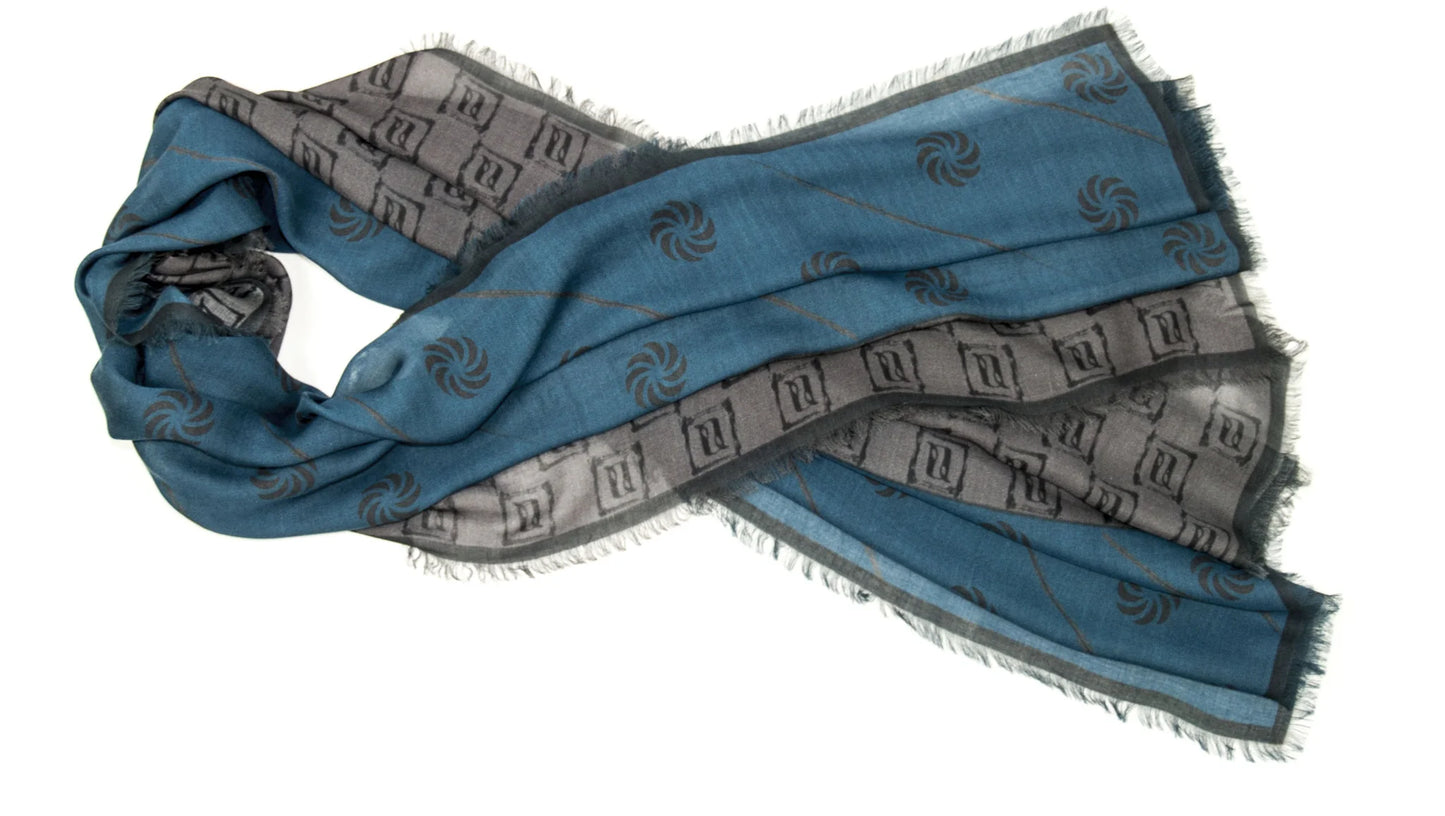 Eternity Blue Unisex Scarf