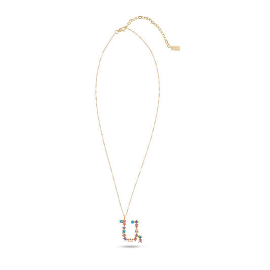 Armenian Initials Pastel Necklace