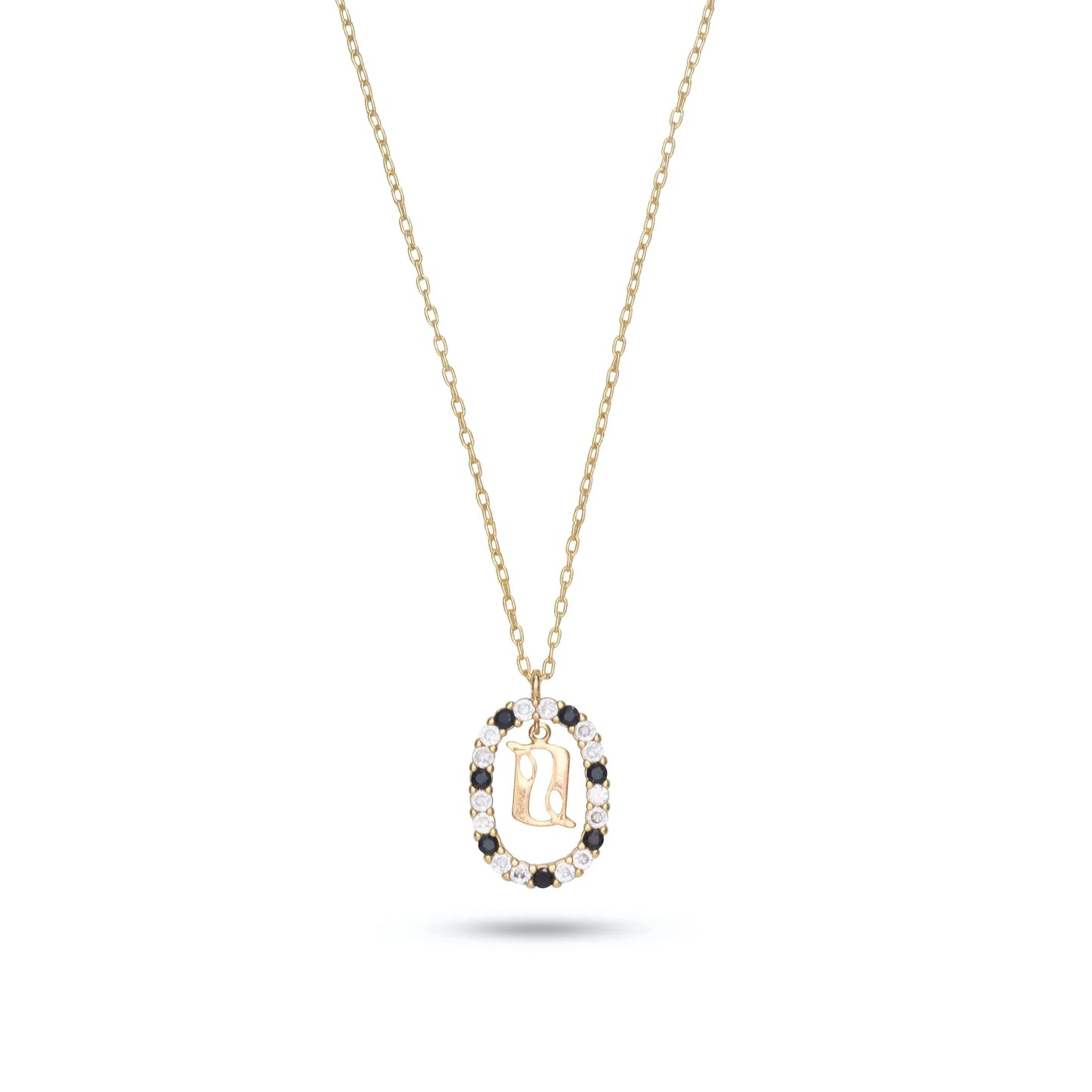 Armenian Elegance: Gold-Plated Initial Necklaces