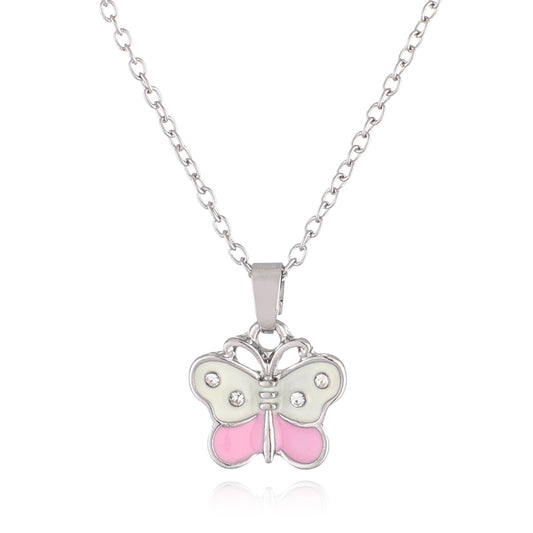 Butterfly Charm Necklace for Kids