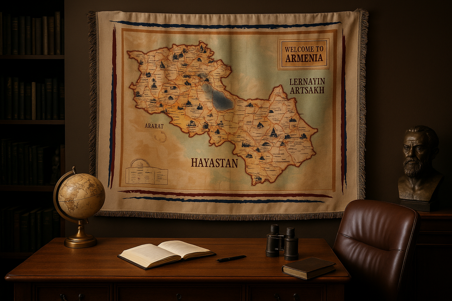 Journey Throw/ Blanket by Anet's Collection