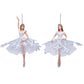 Girl Ballet Dancer Ornament Silver