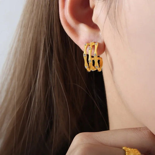 Bamboo Earrings