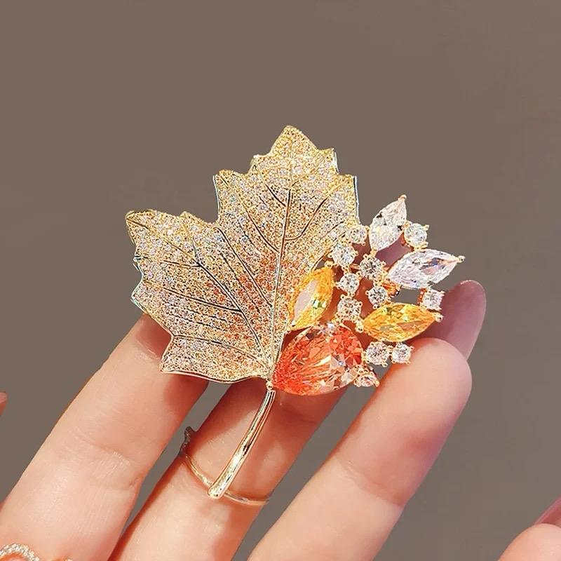 Autumn Foliage Brooch