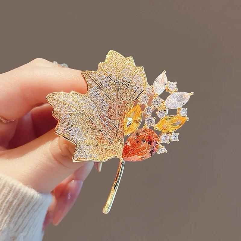 Autumn Foliage Brooch