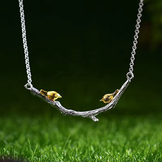 Bird Branch Necklace