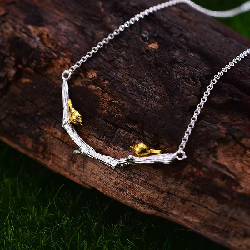 Bird Branch Necklace