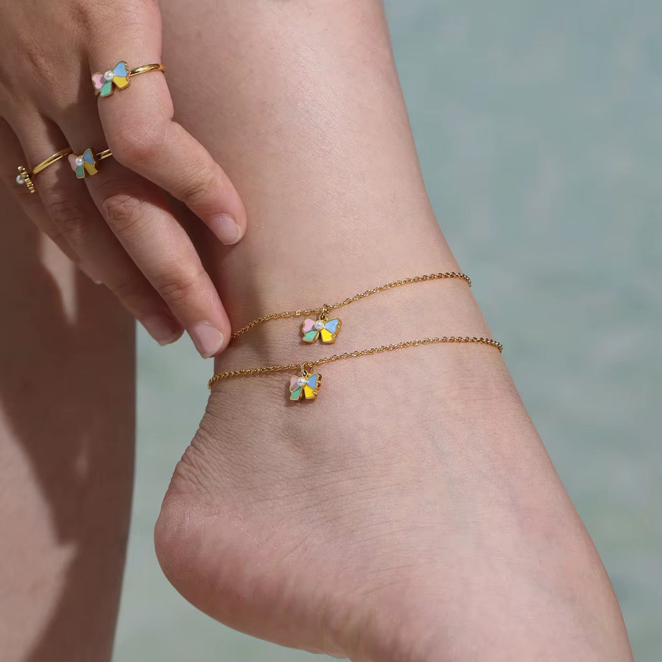 Pastel Bow Bracelet