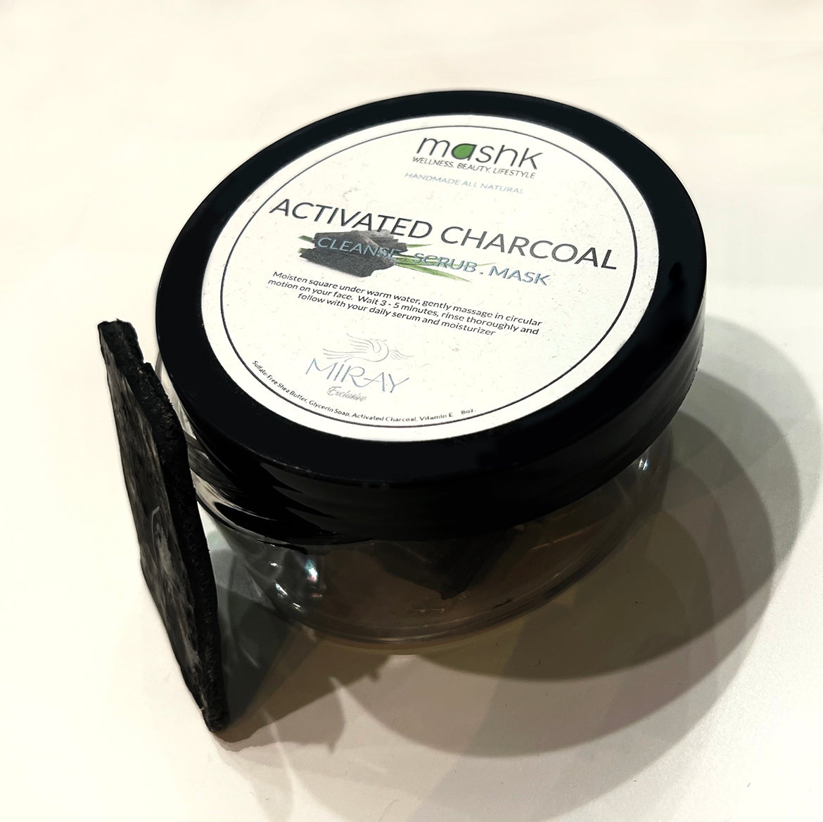 Activated Charcoal 3in1 Facial Soap: Cleanse+Scrub+Mask