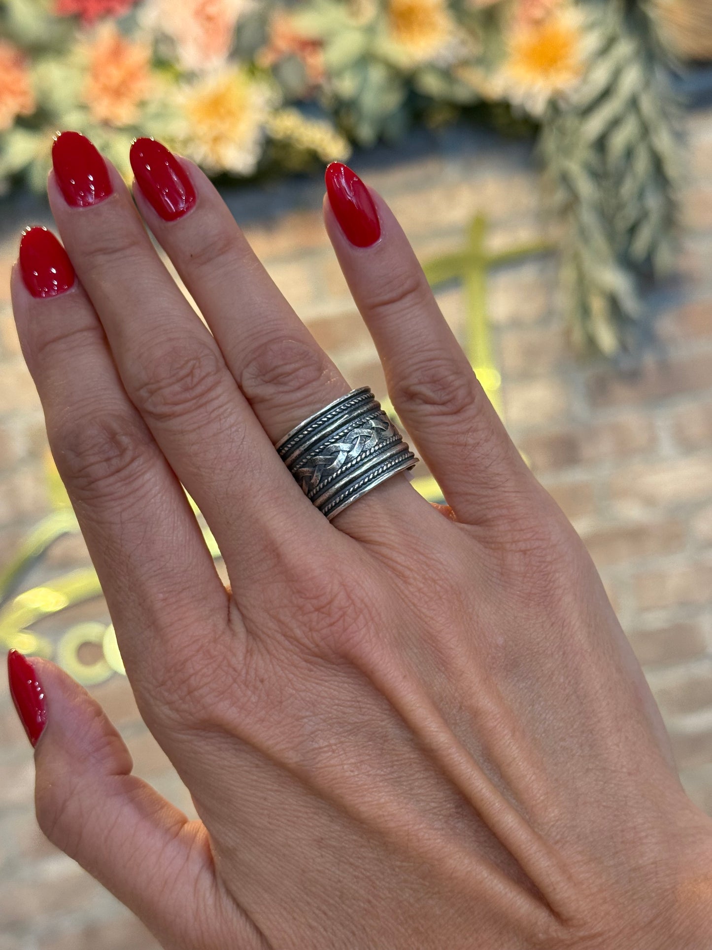 Heritage Braid Wide Band Ring