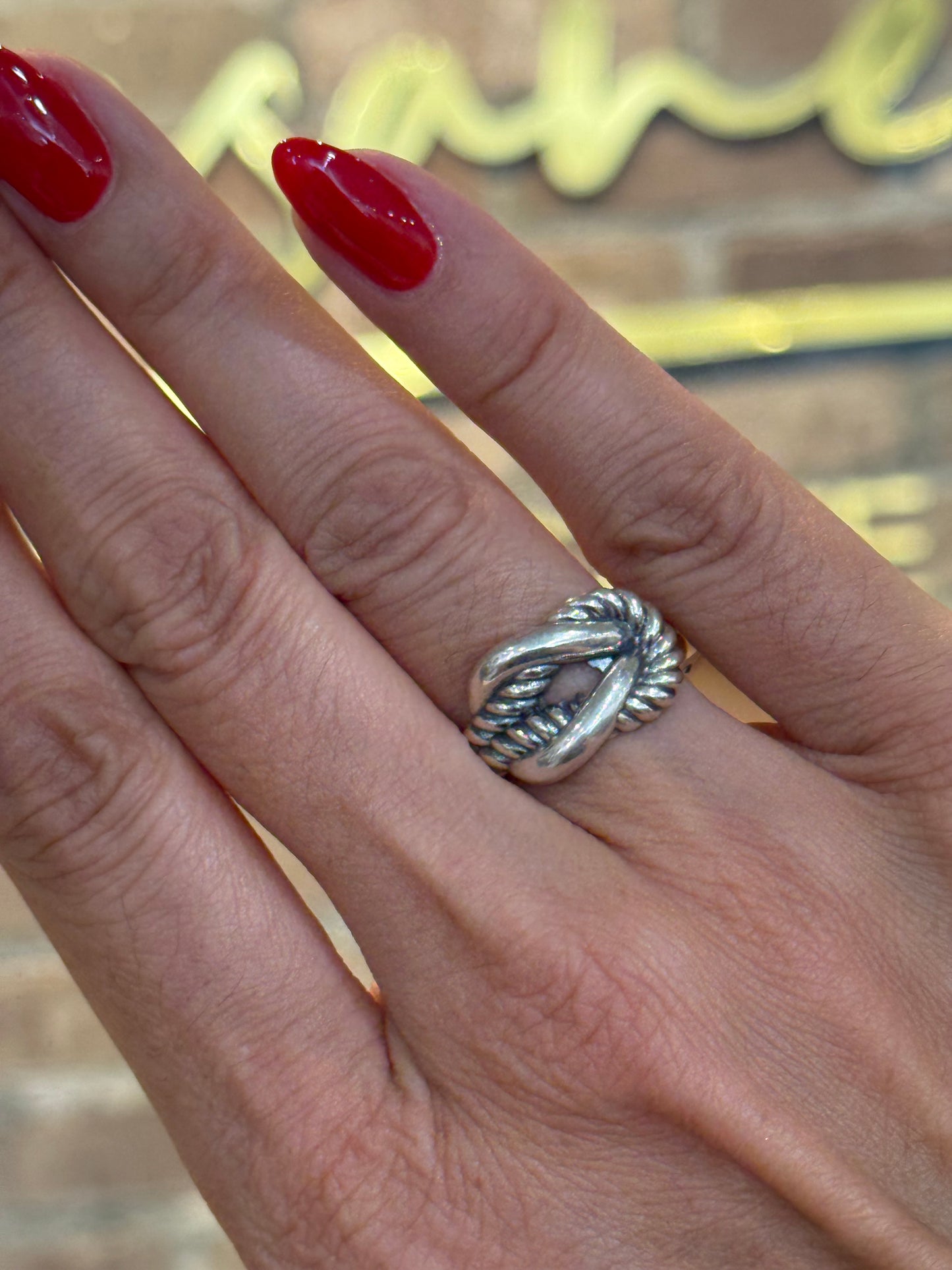 Twist Rope Band Ring