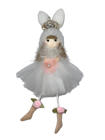 Bunny Princess and Fairy Ornament #2