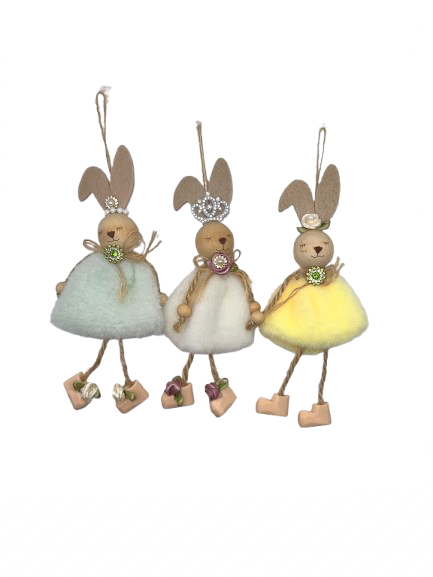 Bunny Ballerina Ornament #2