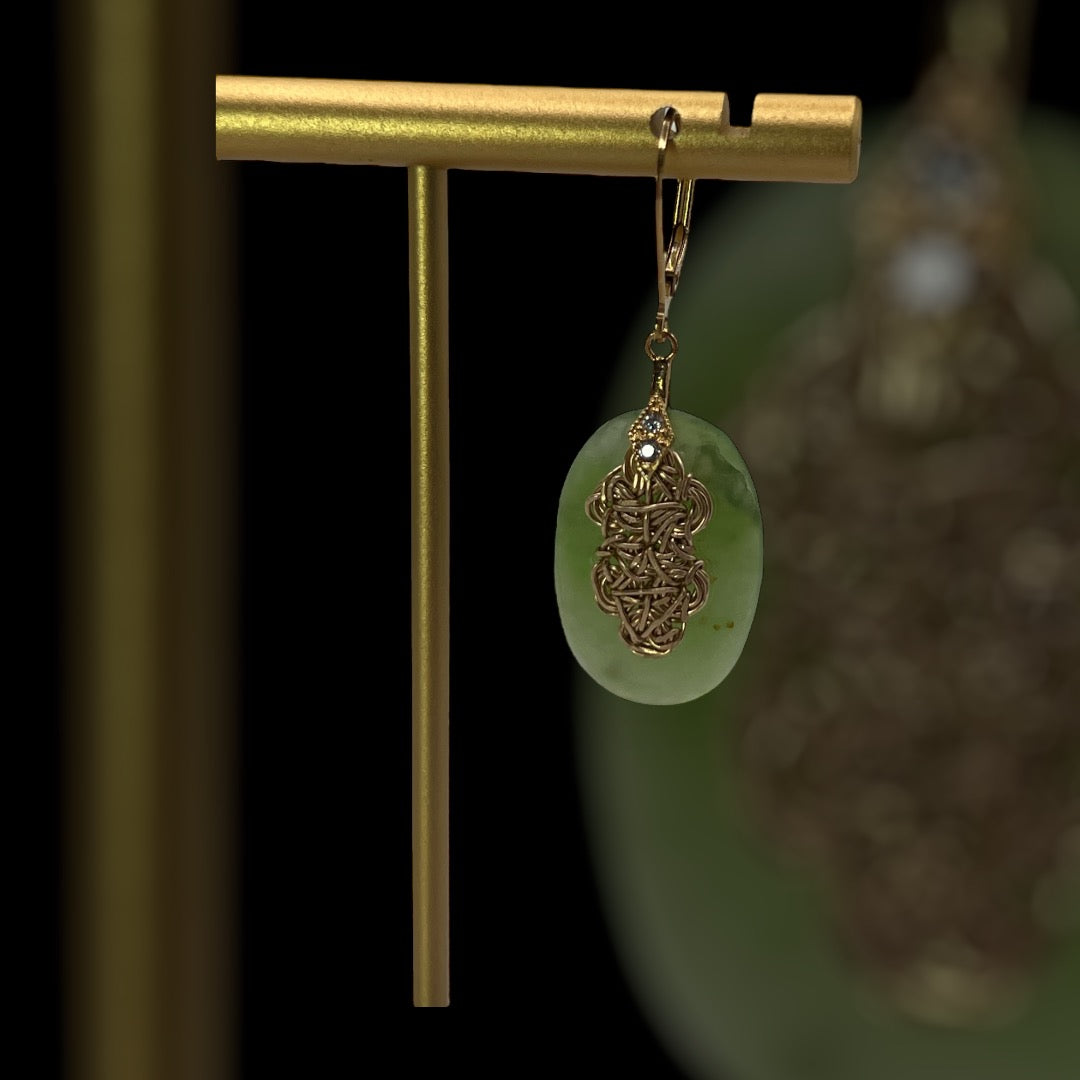 Nephrite Jade Earrings