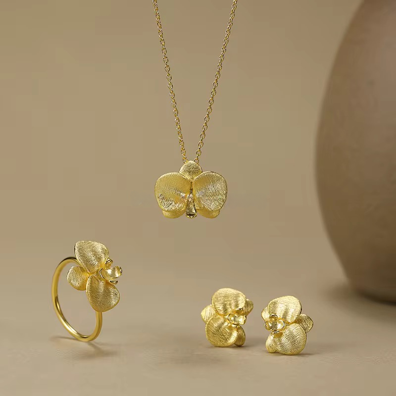 Orchid Flower Ring