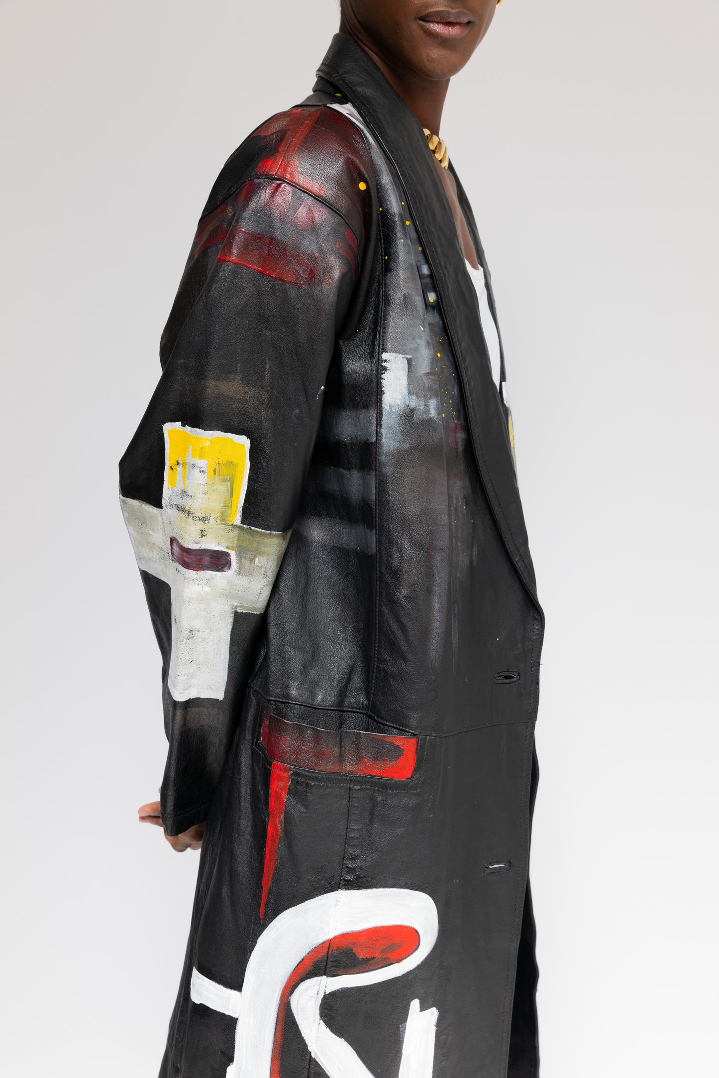 Transcend 1980's Vintage Leather Coat