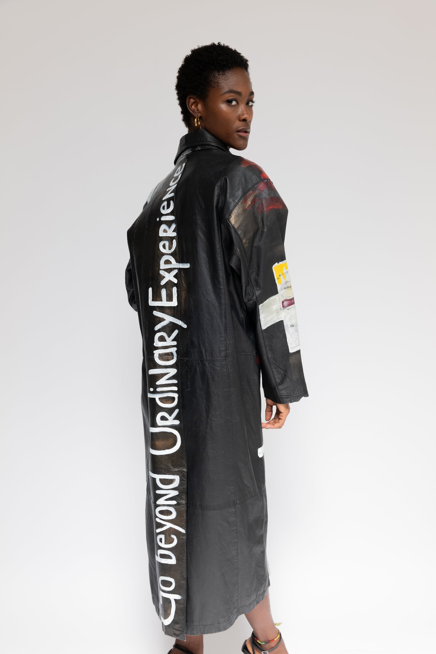 Transcend 1980's Vintage Leather Coat