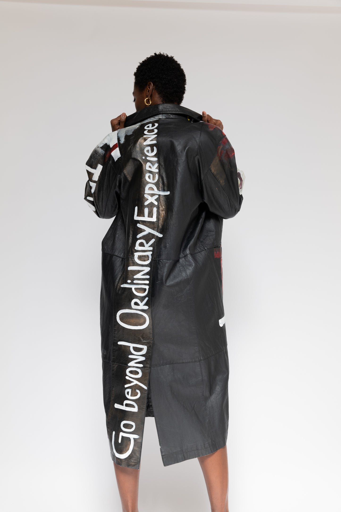 Transcend 1980's Vintage Leather Coat