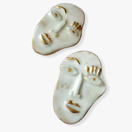 Face Antique Earrings