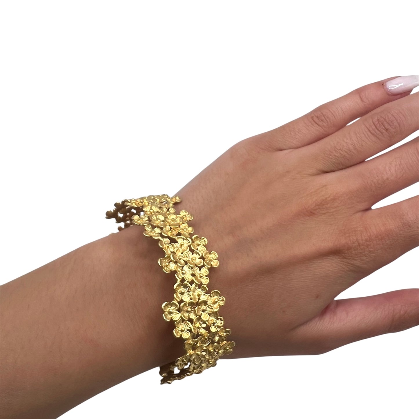 Gold Cluster Cuff