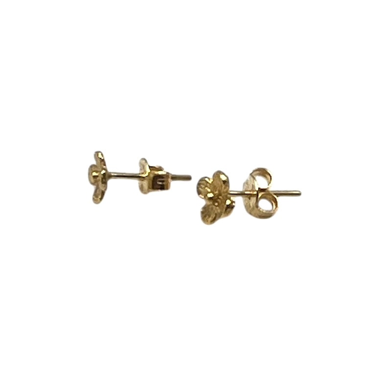 Gold Flower Studs
