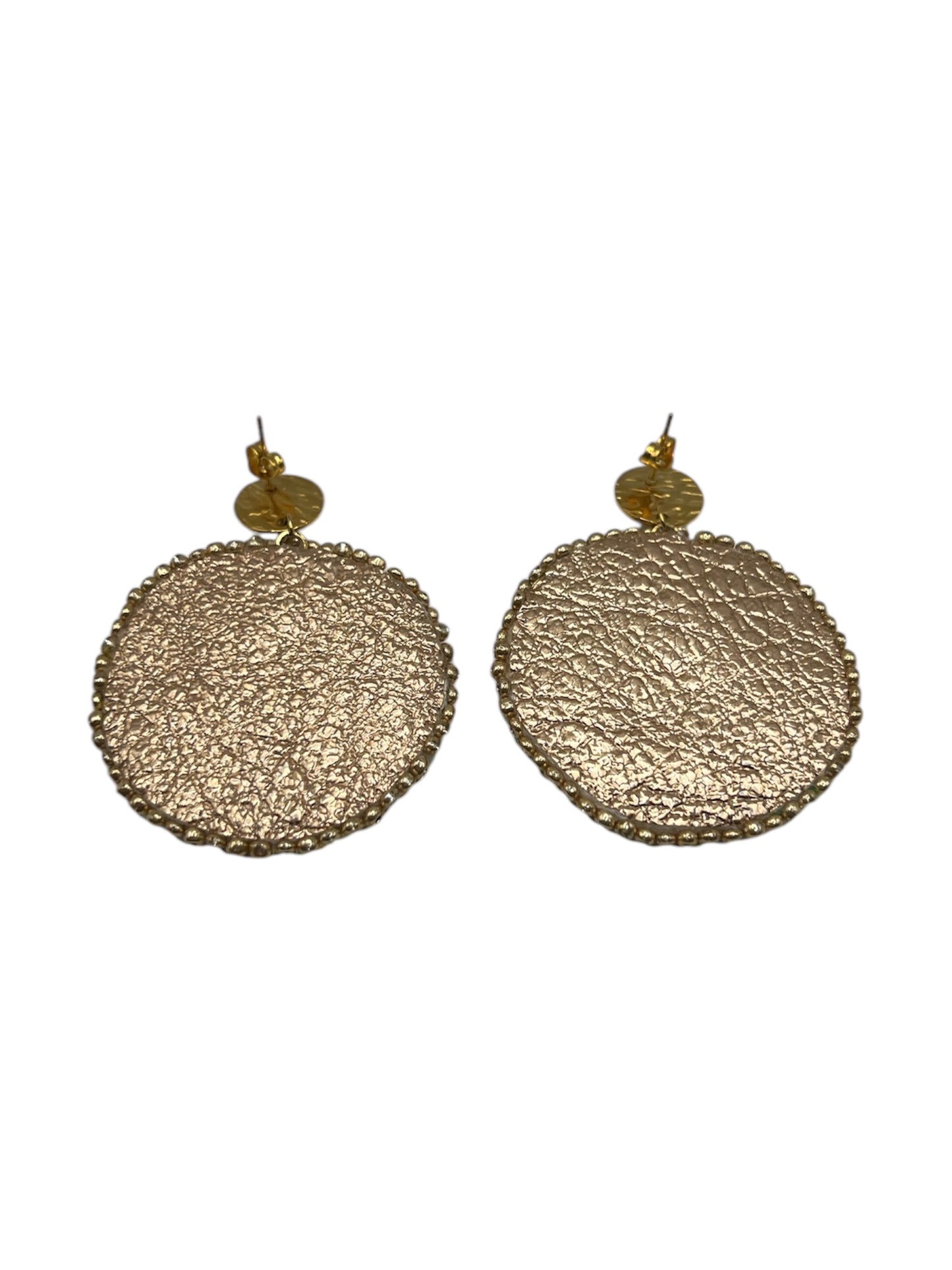 Floral Embroidered Earrings