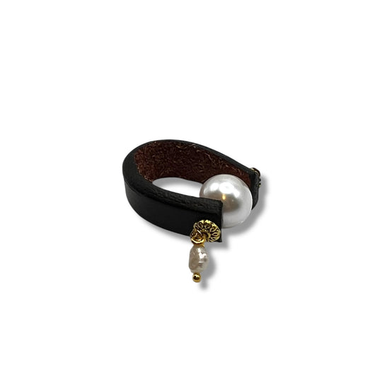 Natural Round Pearl Ring