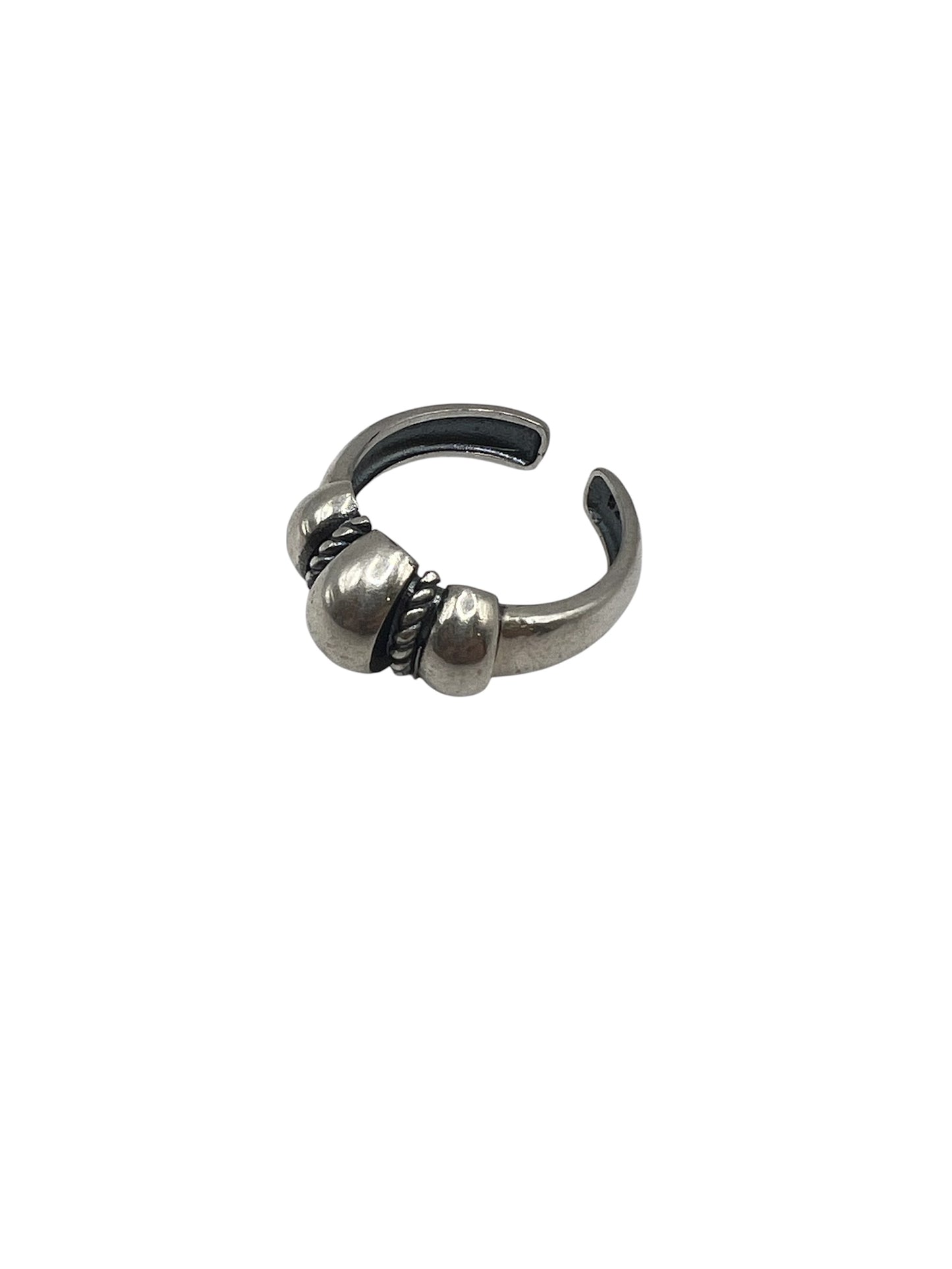 Heritage Bead Silver Ring