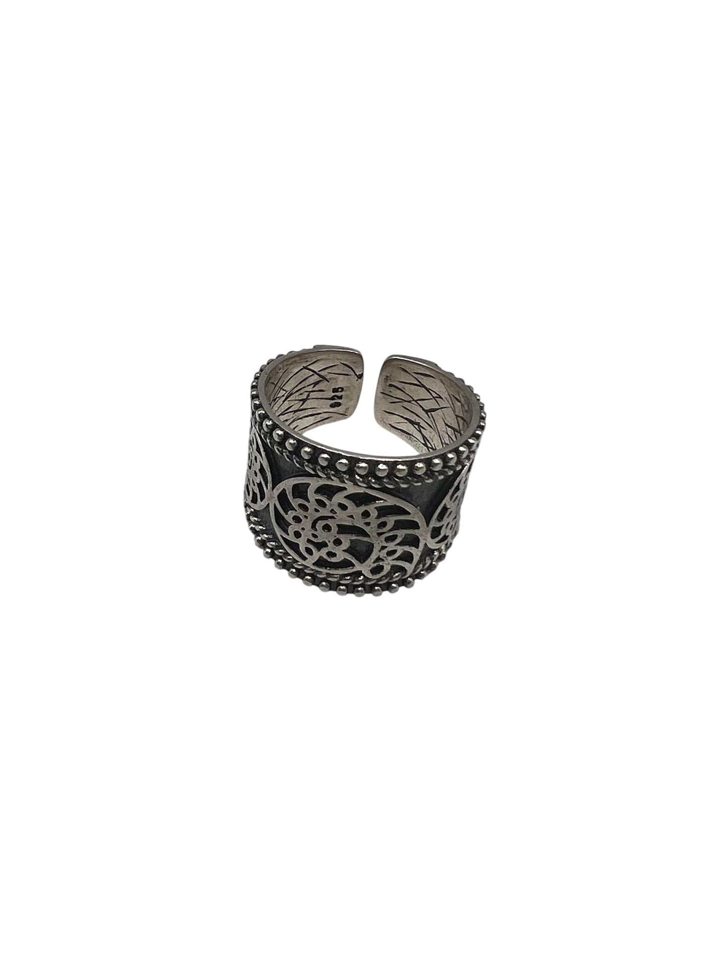 Silver Filigree Band Ring