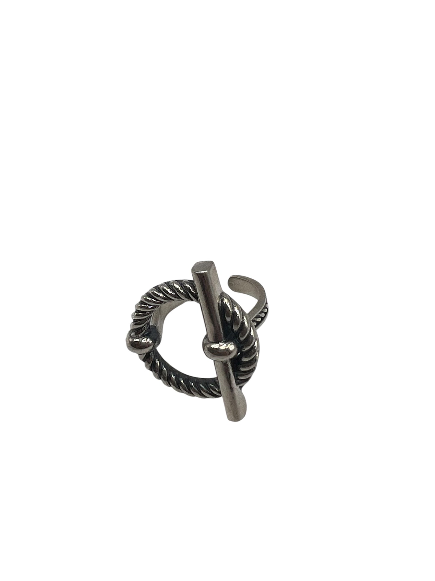 Silver Toggle Ring